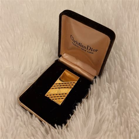 dior money clip gold